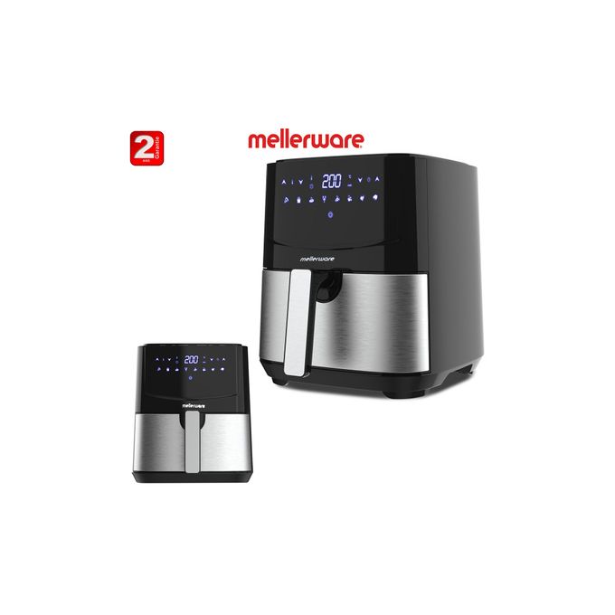 Mellerware Friteuse à air sans huile AIR FRYER MDF5S DIGITAL 8programmes5L