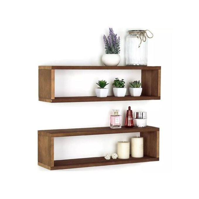 étagères Murale en Bois (2pcs)