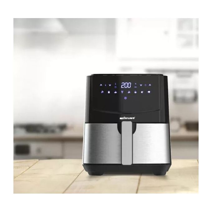 Mellerware Friteuse à air sans huile AIR FRYER MDF5S DIGITAL 8programmes5L