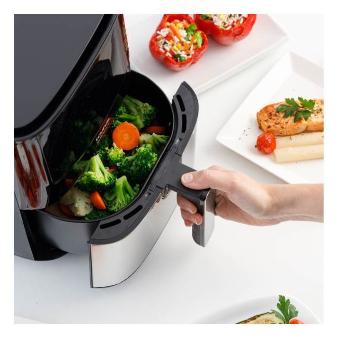 Mellerware Friteuse à air sans huile AIR FRYER MDF5S DIGITAL 8programmes5L